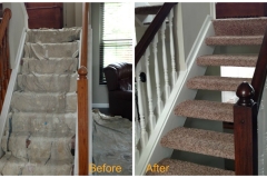 The-Paint-Butler-Columbus-Ohio-Staircase-Restoration-Hilliard-Rail-Stained-Collage