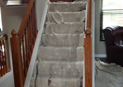 The-Paint-Butler-Columbus-Ohio-Staircase-Restoration-Hilliard-Rail-Stained-Before